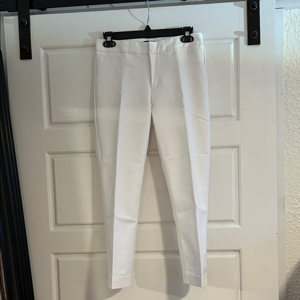 Perfect White Slim Dress Pant